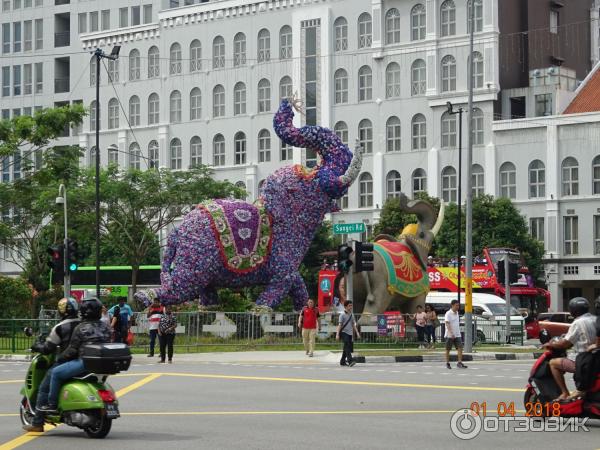 Этнический район Little India в Сингапуре