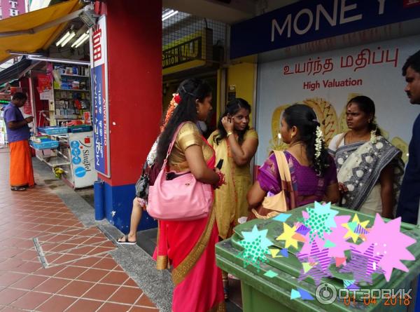 Этнический район Little India в Сингапуре