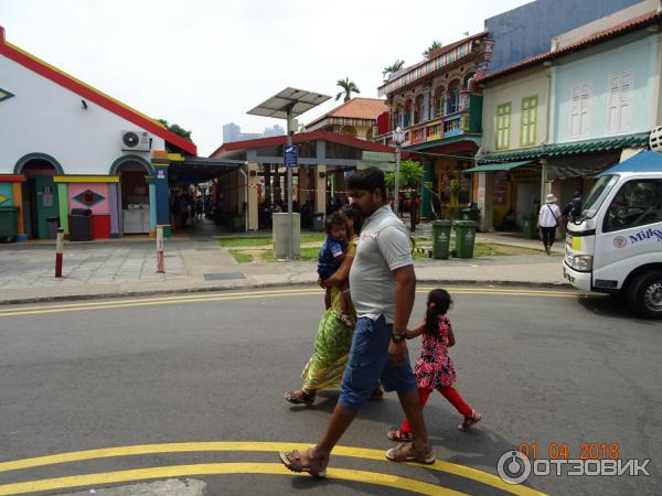 Этнический район Little India в Сингапуре