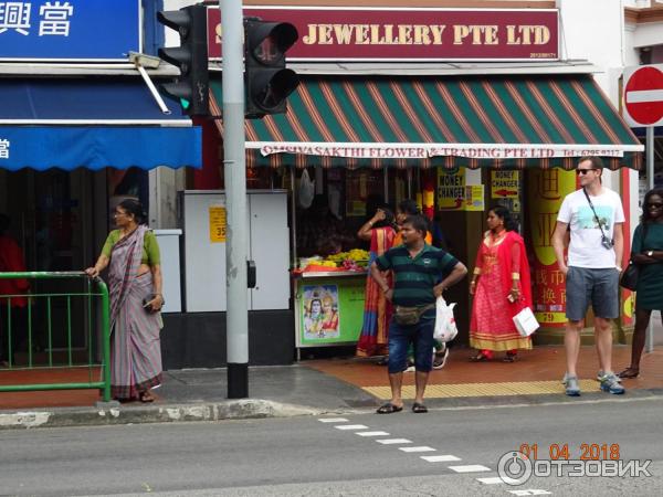 Этнический район Little India в Сингапуре