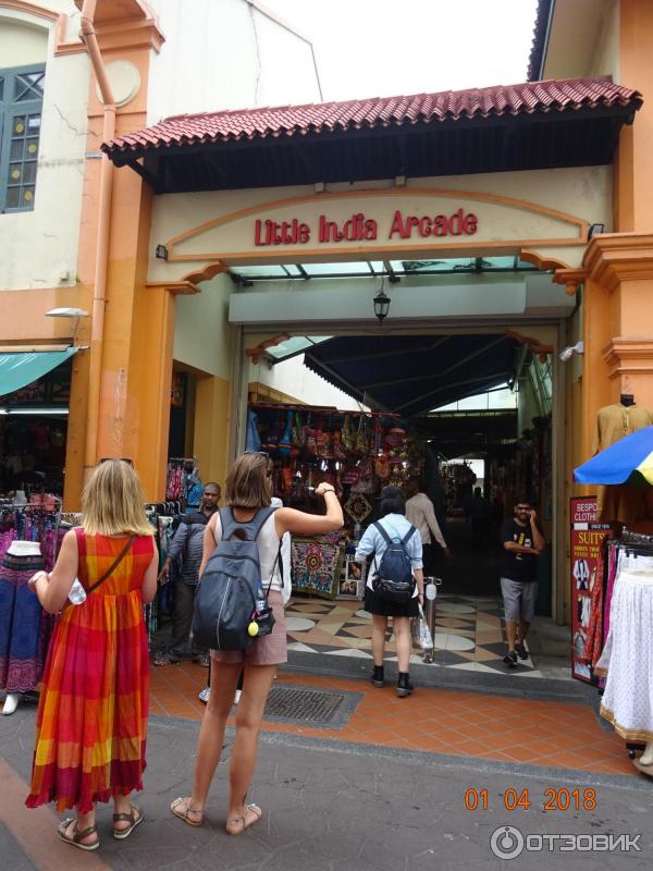 Этнический район Little India в Сингапуре