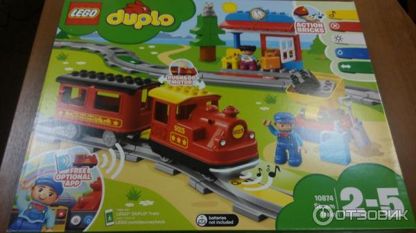 Конструктор LEGO DUPLO Town 10874 Поезд на паровой тяге фото