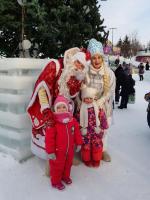 Ледовый городок (Россия, Новосибирск) фото