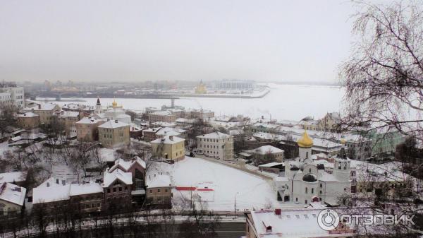 Панорама со стен Нижегородского Кремля