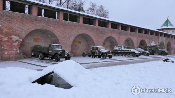 Нижегородский Кремль, военная техника