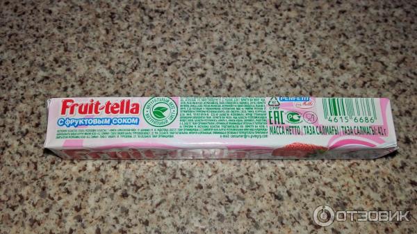 Жевательная конфета Fruit-tella Тутти-фрутти с фруктовым соком