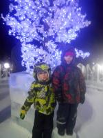 Ледовый городок (Россия, Новосибирск) фото