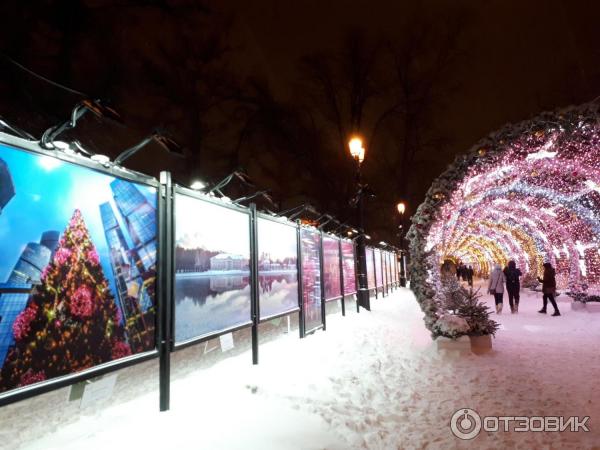 Выставка Зимние истории на Тверском бульваре (Россия, Москва) фото