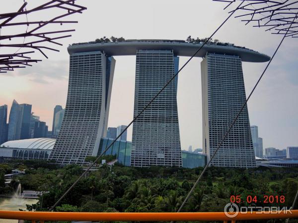 Бассейн-инфинити отеля Marina Bay Sands. Сингапур.