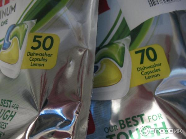 Капсулы для посудомоечной машины Fairy Platinum All in One фото