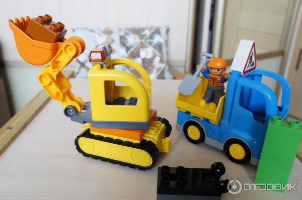 Конструктор Lego Duplo Грузовик и гусеничный экскаватор 10812. Отзывы