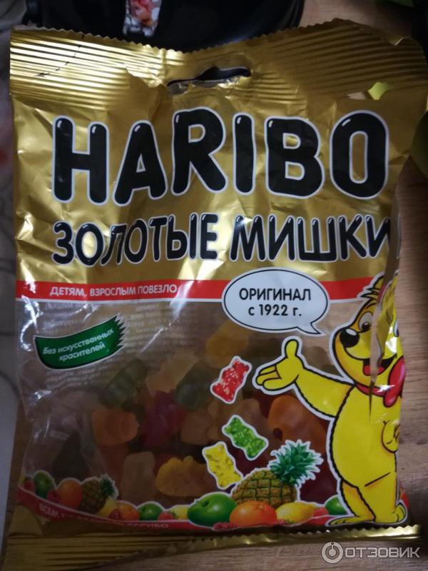 Жевательный мармелад Haribo Золотой мишка фото