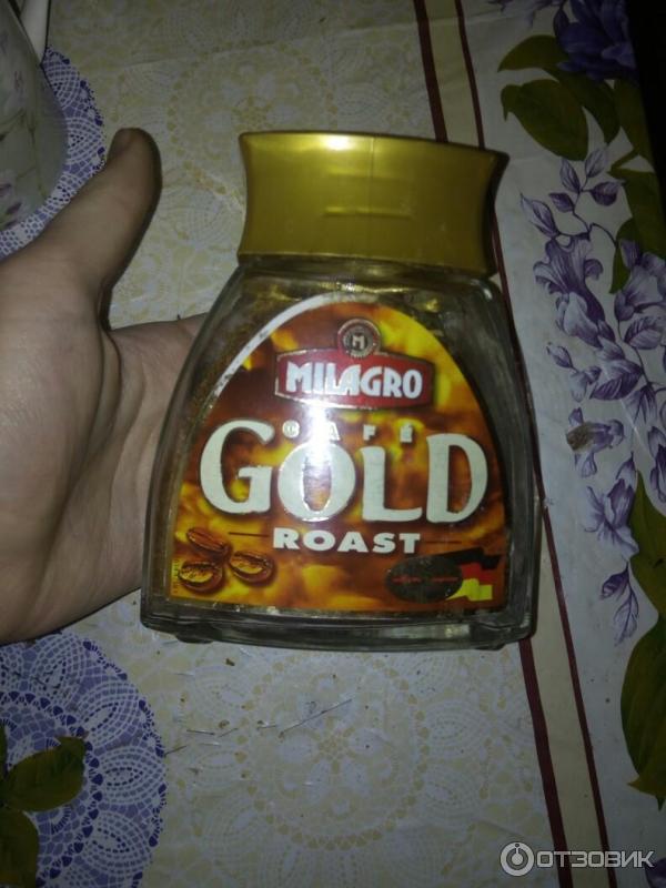 Растворимый кофе Milagro Gold roast фото