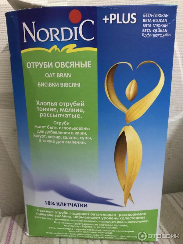 Овсяные отруби Nordic фото