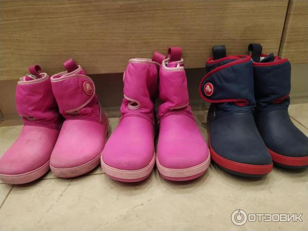 Детские сапожки Crocs Kids Crocband Gust Boot фото