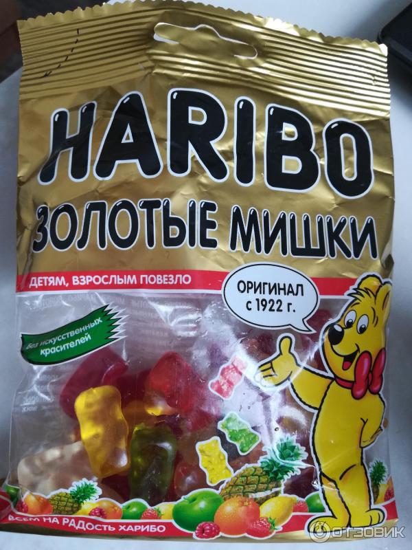 Жевательный мармелад Haribo Золотой мишка фото