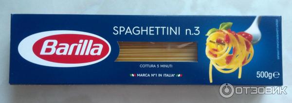 Макаронные изделия Barilla Spaghettini n.3 фото