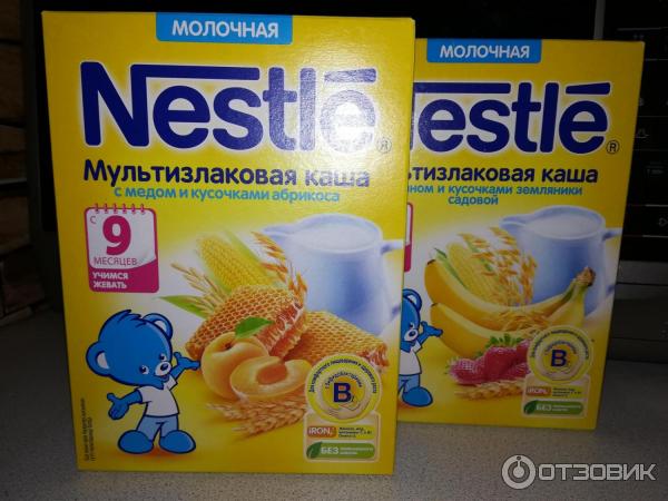 Детские каши Nestle фото