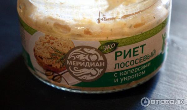 Риет из лосося с каперсами и укропом Меридиан-Эко фото