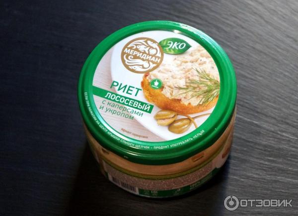 Риет из лосося с каперсами и укропом Меридиан-Эко фото