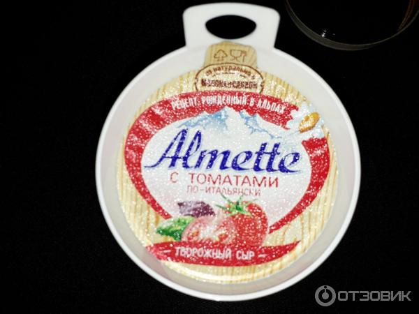 Творожный сыр Almette с томатами фото