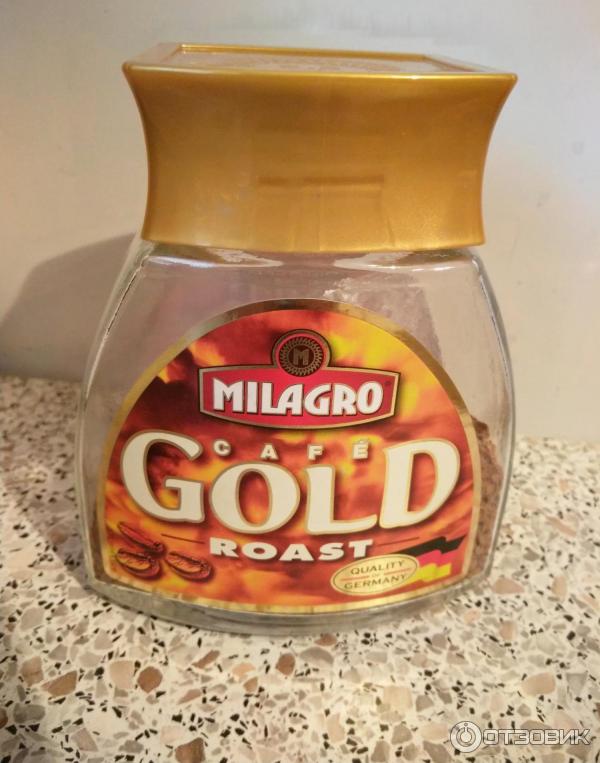 Растворимый кофе Milagro Gold roast фото