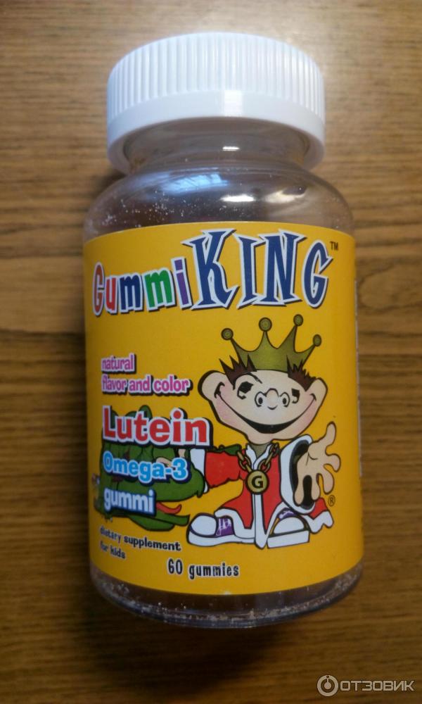 БАД Gummi King Лютеин и Омега 3 фото