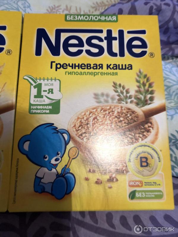 Детские каши Nestle фото