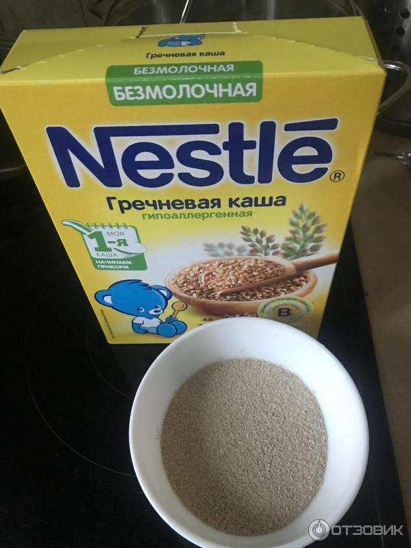 Детские каши Nestle фото