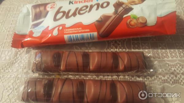 Вафли Kinder bueno фото