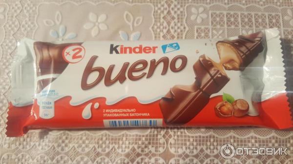 Вафли Kinder bueno фото