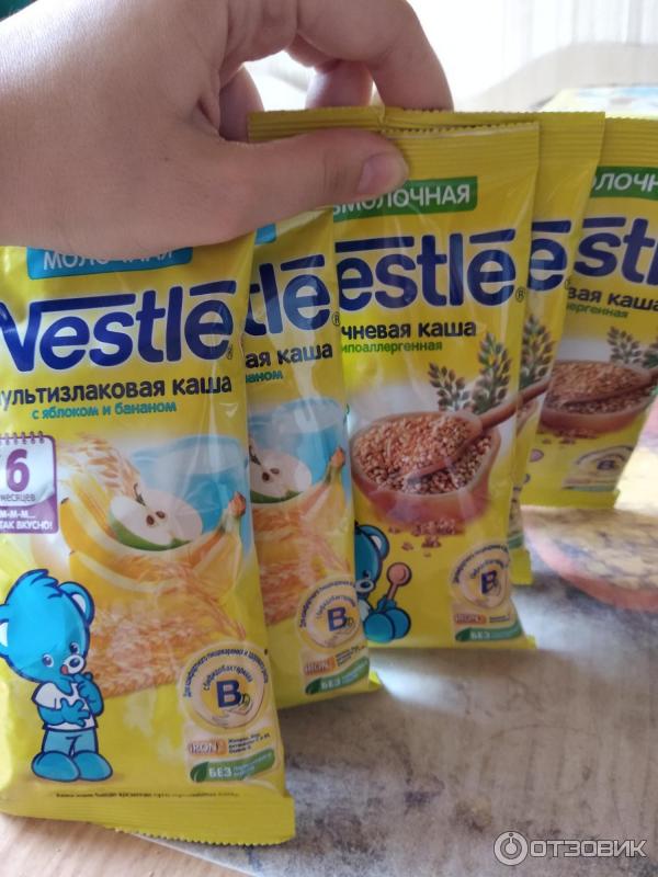 Детские каши Nestle фото