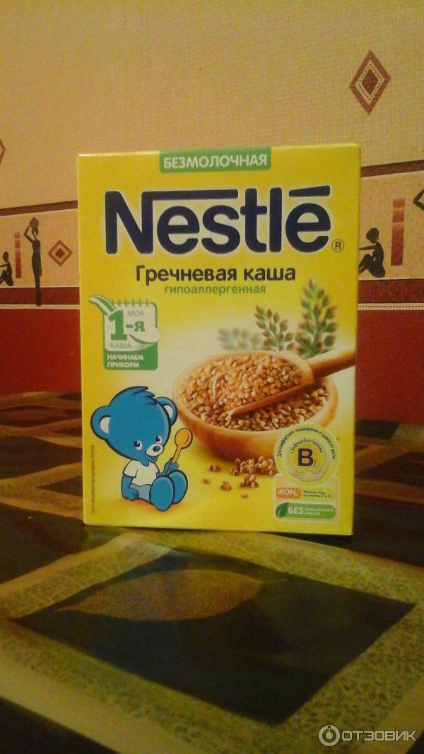 Детские каши Nestle фото