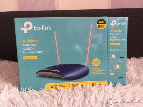 N-300 WI-FI роутер с модемом ADSL2+ Tp-link TD-W8960N фото