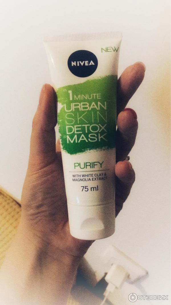 Маска для лица NIVEA 1 minute Urban skin Detox mask фото