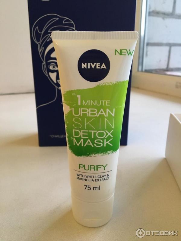 Маска для лица NIVEA 1 minute Urban skin Detox mask фото