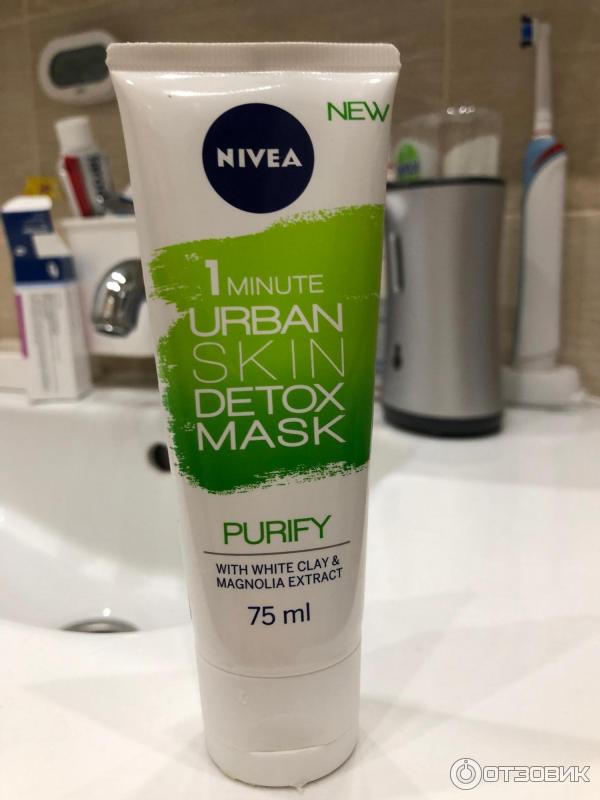 Маска для лица NIVEA 1 minute Urban skin Detox mask фото