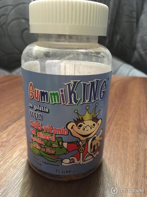 Витамины и минералы для детей Gummi King фото