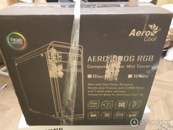 Компьютерный корпус AeroCool Aero-500G RGB Black фото