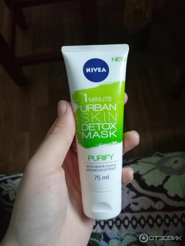 Маска для лица NIVEA 1 minute Urban skin Detox mask фото