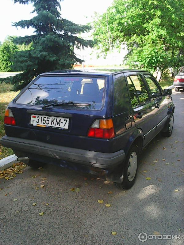 volkswagen Golf II - вид сзади