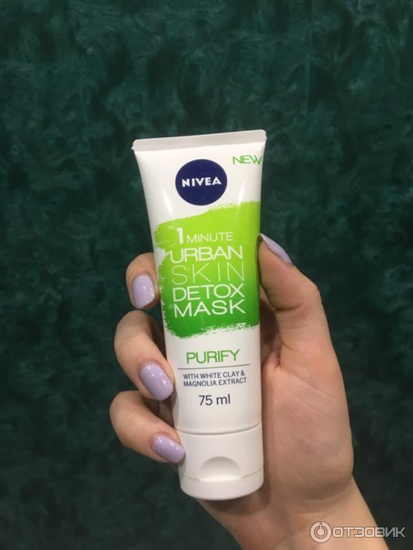 Маска для лица Nivea Очищение пор и детокс за 1 минуту фото