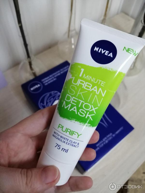 Маска для лица Nivea Очищение пор и детокс за 1 минуту фото