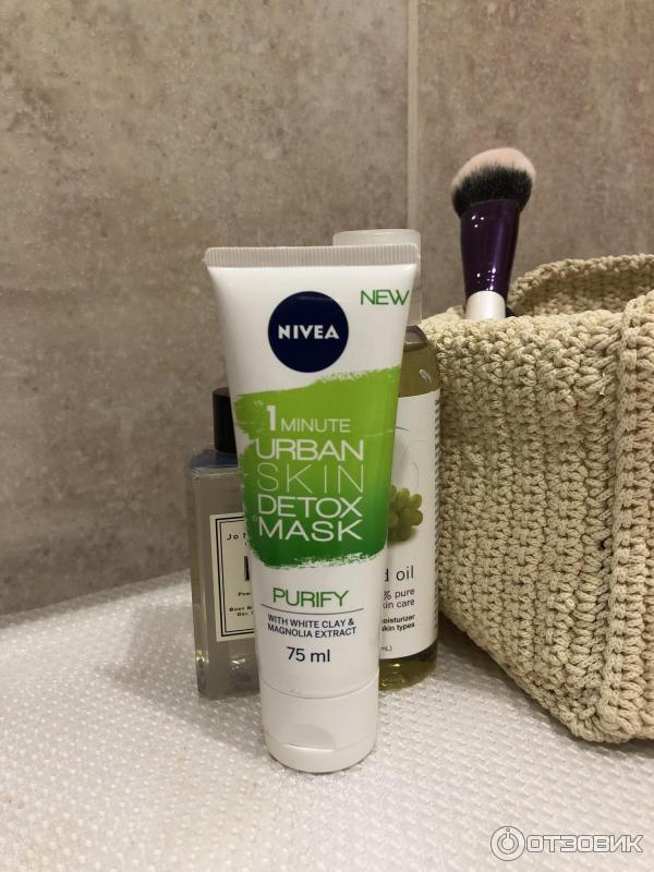 Маска для лица NIVEA 1 minute Urban skin Detox mask фото