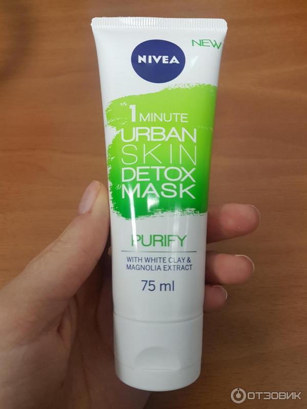 Маска для лица NIVEA 1 minute Urban skin Detox mask фото