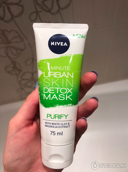 Маска для лица NIVEA 1 minute Urban skin Detox mask фото