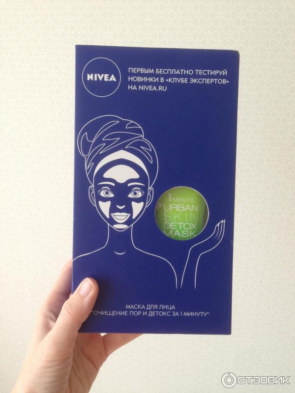 Маска для лица Nivea Очищение пор и детокс за 1 минуту фото