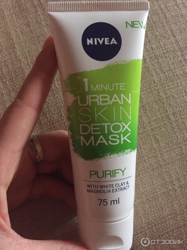 Маска для лица NIVEA Essentials URBAN DETOX очищение пор и детокс за 1 минуту ! фото