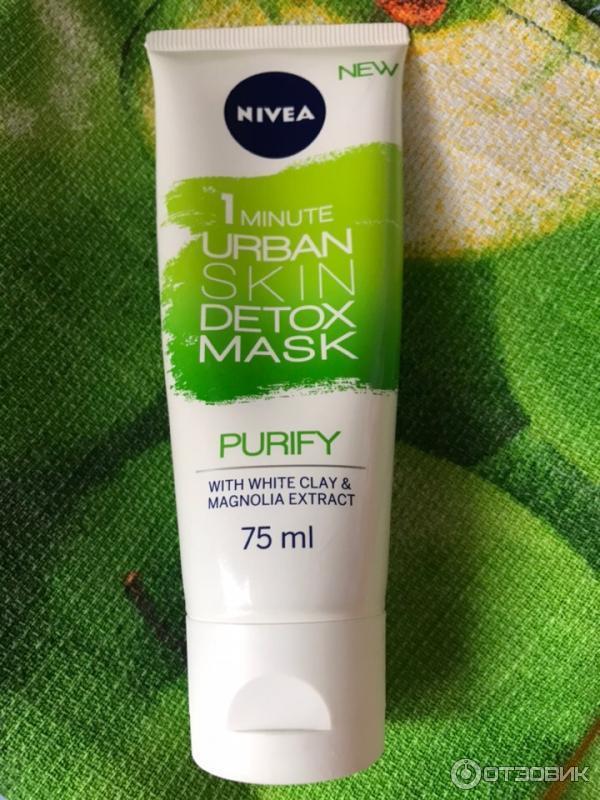 Маска для лица NIVEA Essentials URBAN DETOX очищение пор и детокс за 1 минуту ! фото