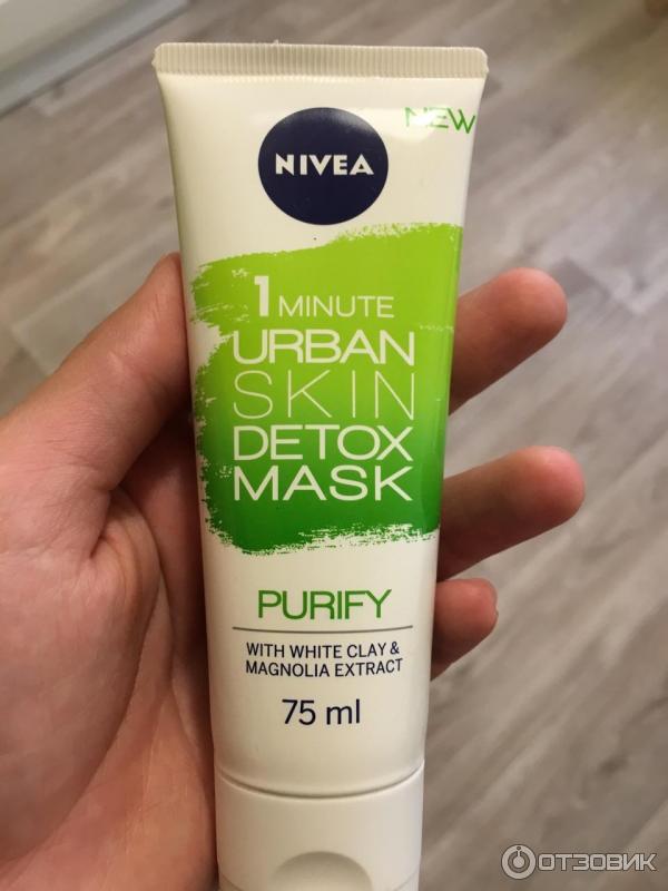 Маска для лица NIVEA 1 minute Urban skin Detox mask фото